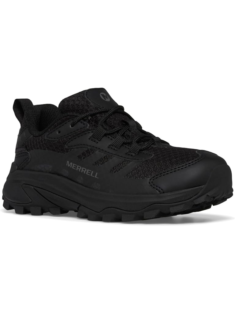 Black Merrell Moab Speed 2 Low Waterproof (Little Kid/Big Kid)