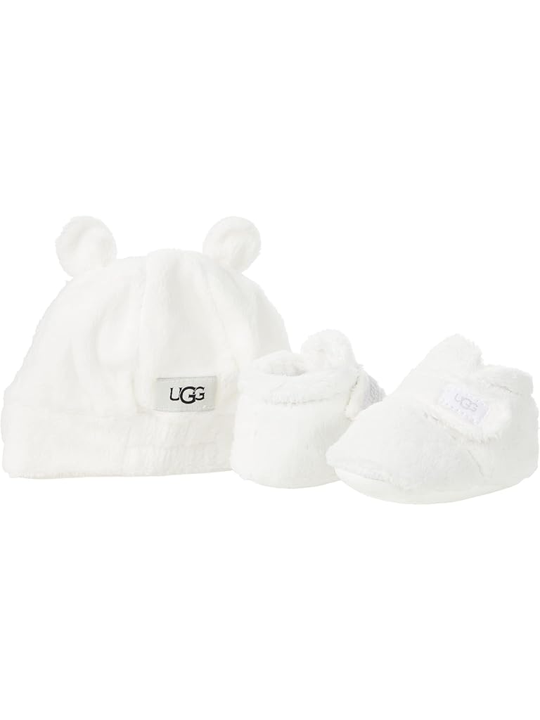 White UGG Bixbee and Beanie (Infant/Toddler)