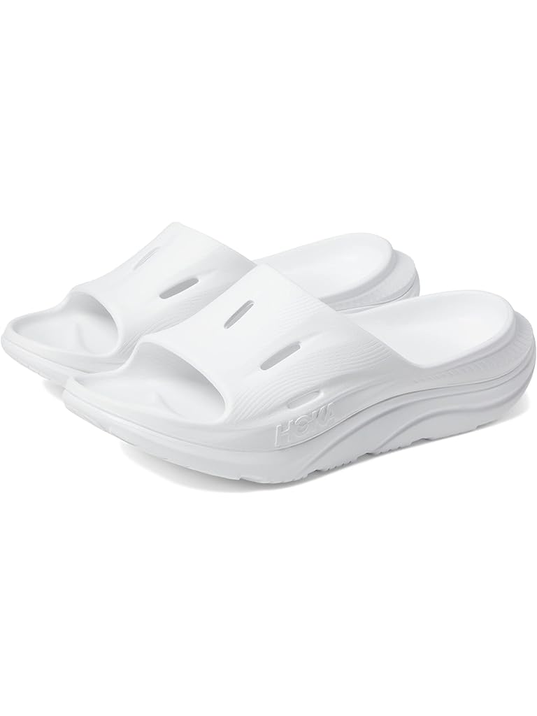White Hoka Ora Recovery Slide 3