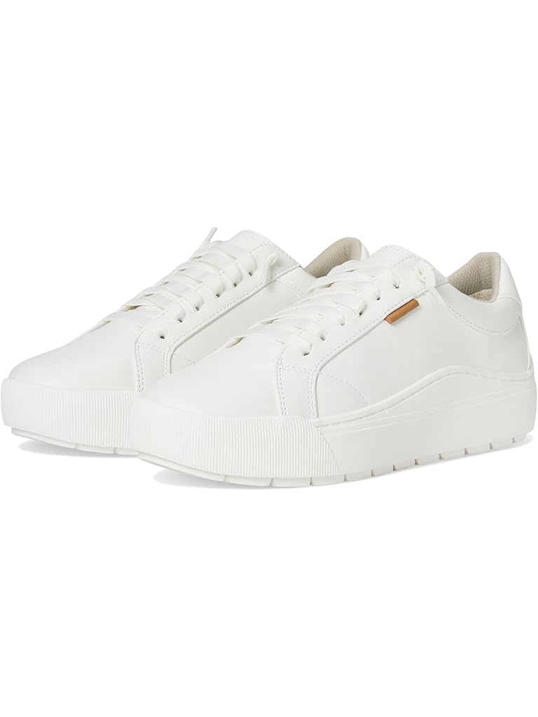 White Dr. Scholl's Time Off Go Lace Up Sneaker