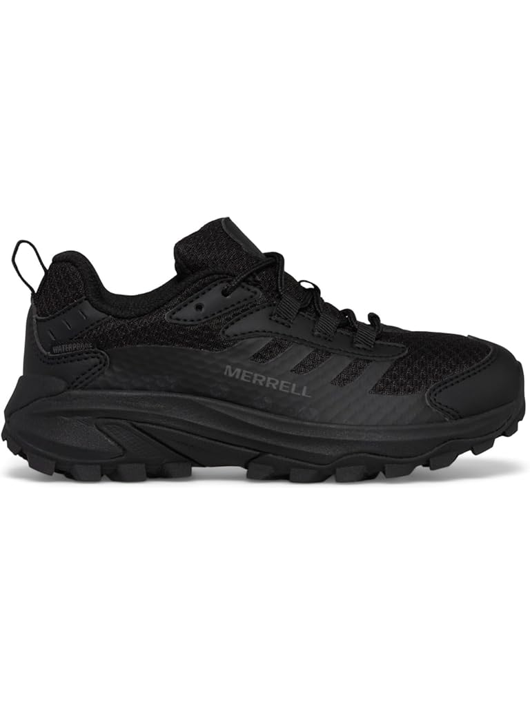 Black Merrell Moab Speed 2 Low Waterproof (Little Kid/Big Kid)