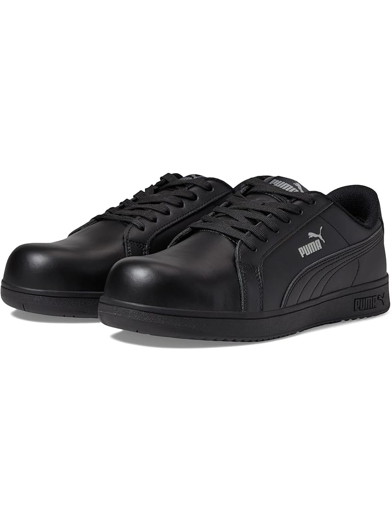 Black PUMA Iconic Leather Low ASTM SD