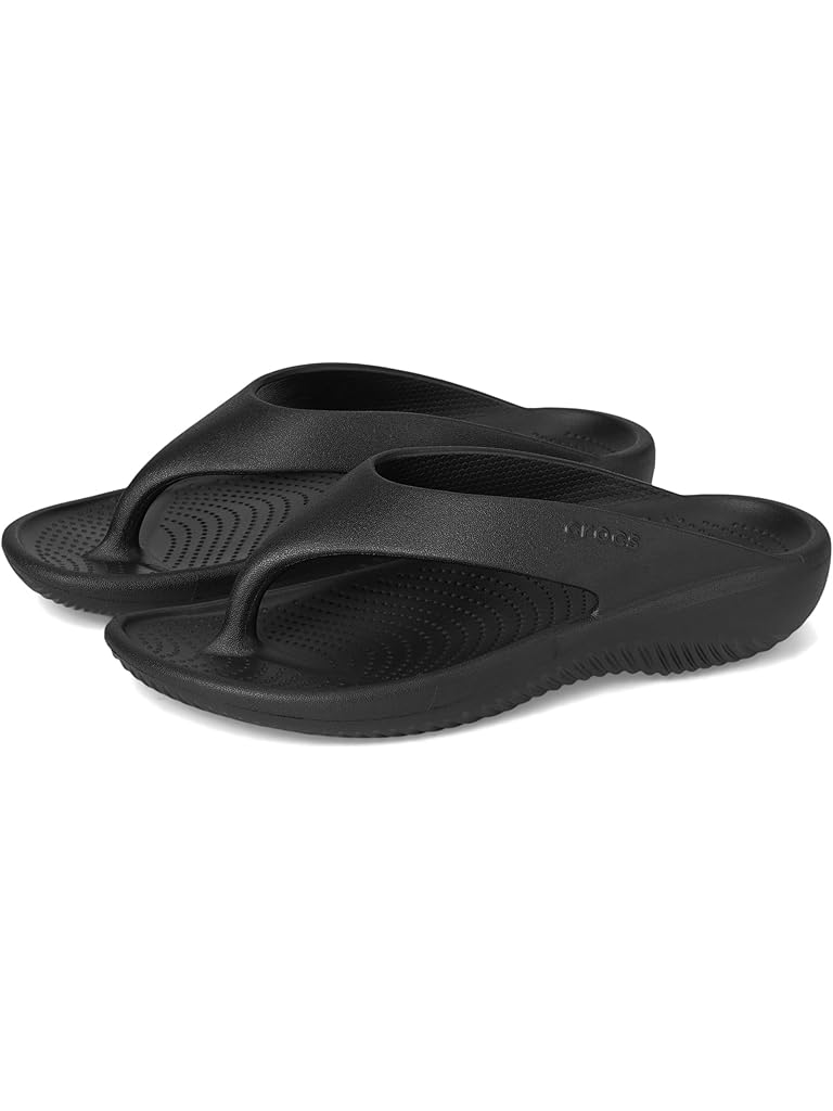 Black Crocs Mellow Recovery Flip Flop