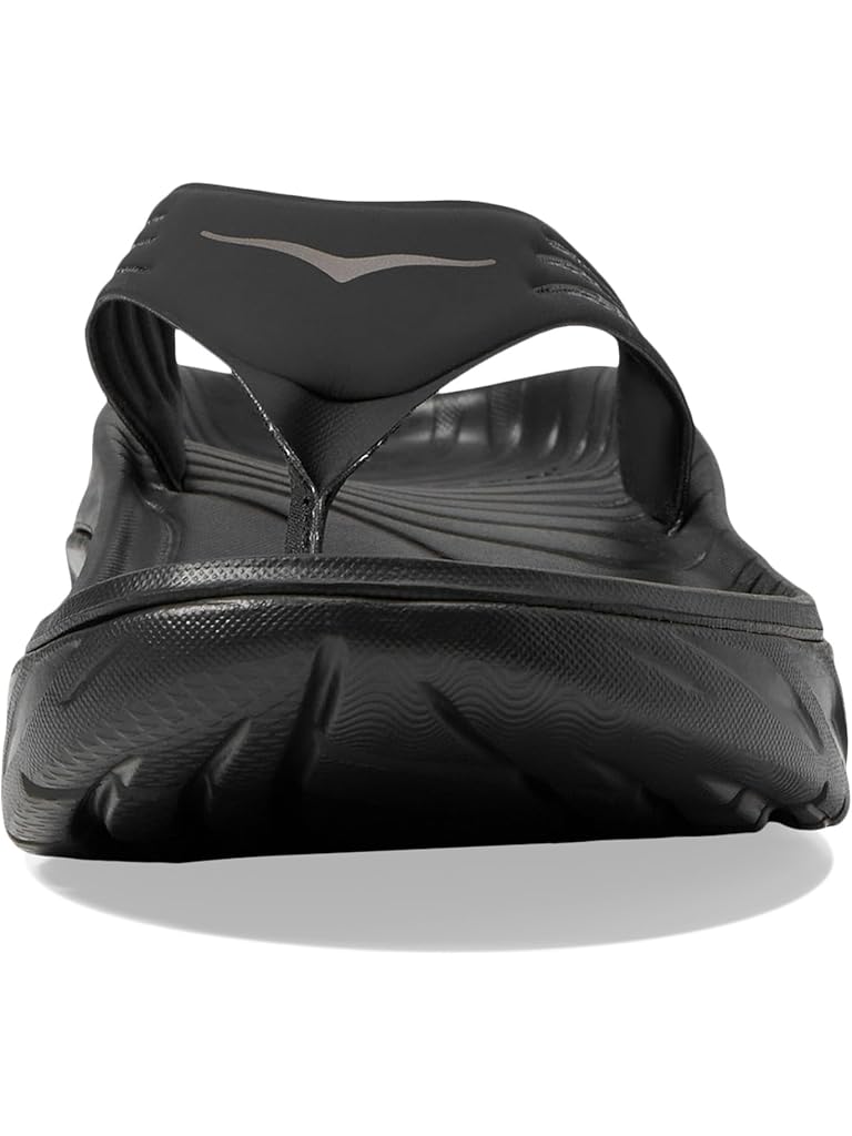 Black Hoka Ora Recovery Flip