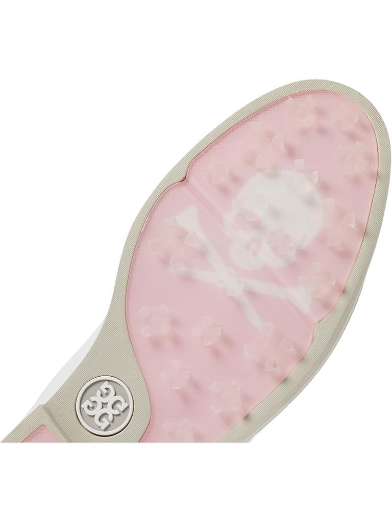 Navy GFORE Women's Gallivanter Pebble Leather Stud Cap Toe Golf Shoes