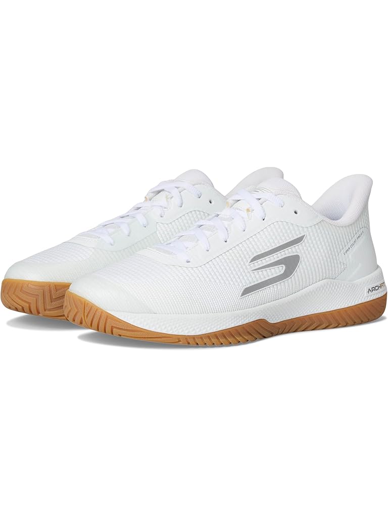 White SKECHERS Pickleball Viper Court Pro 2.0 Sneaker
