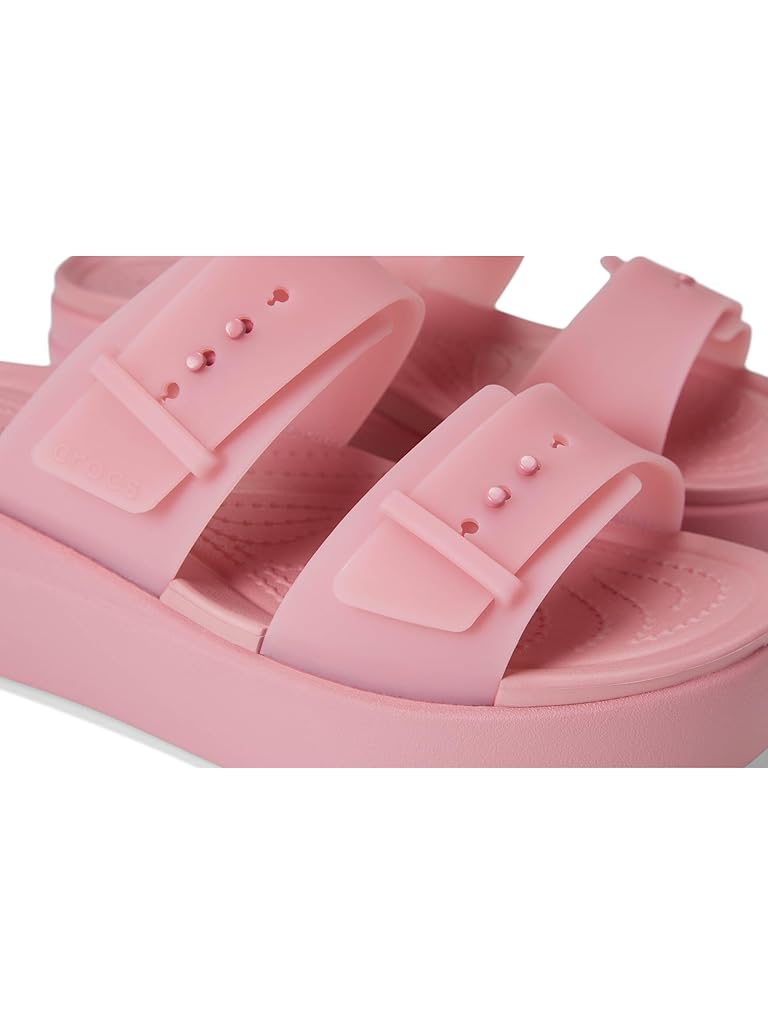 Red Crocs Brooklyn Buckle Low Low