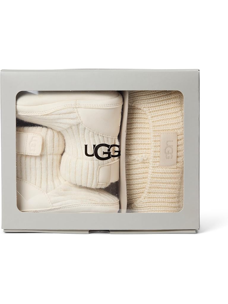 White UGG Skylar And UGG Beanie (Infant)