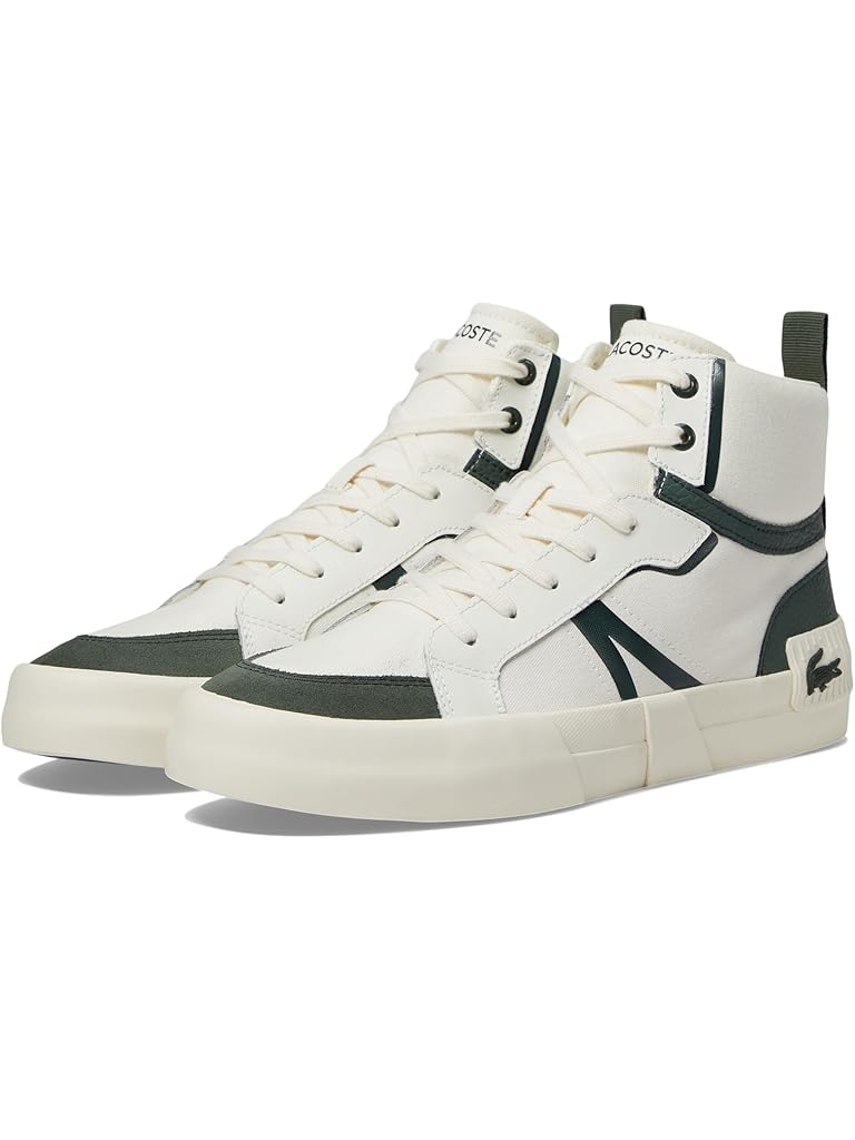 Beige Lacoste L004 Mid Sneakers