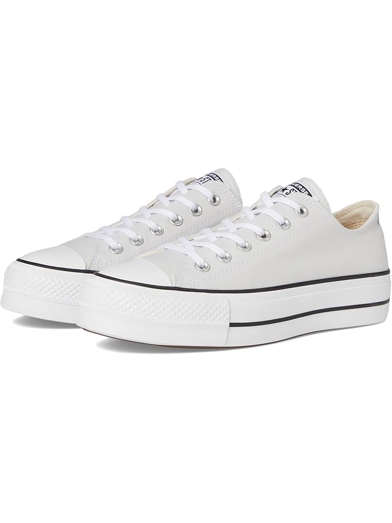 Silver Converse Chuck Taylor All Star Low Top Platform Sneaker