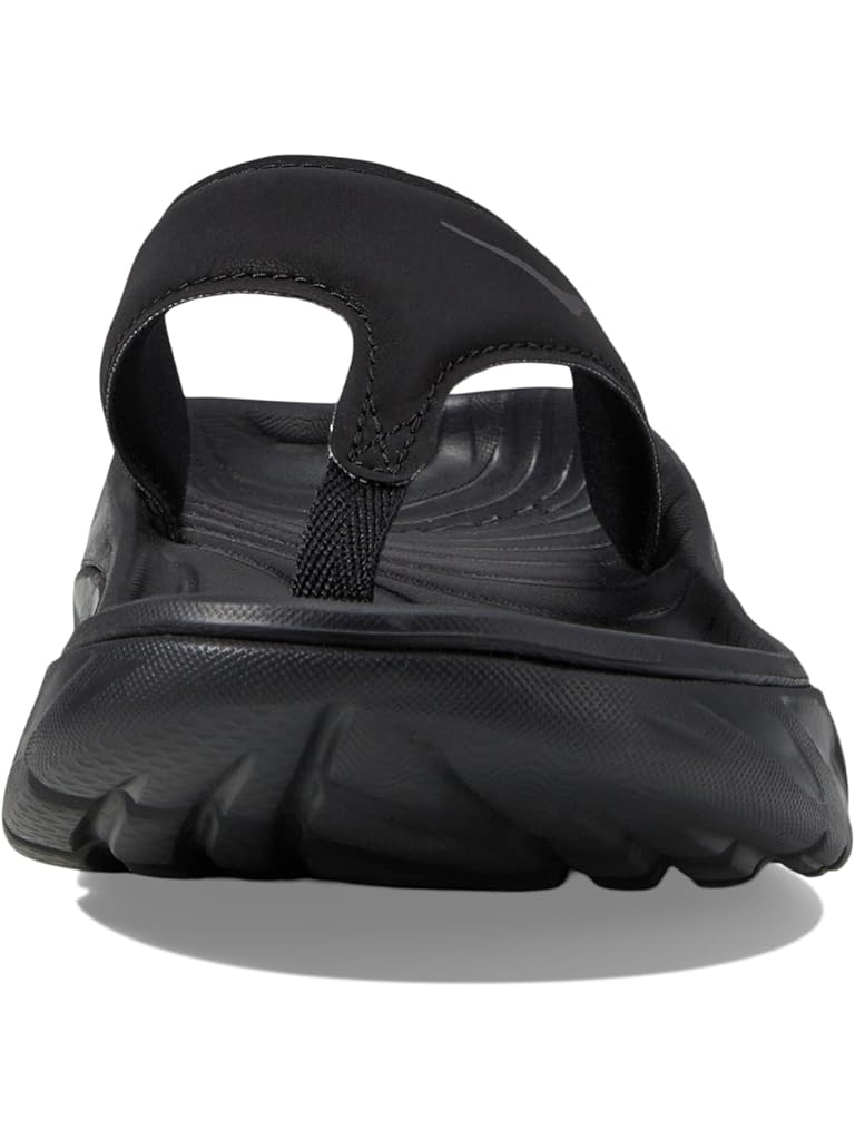 Black Hoka Ora Recovery Flip