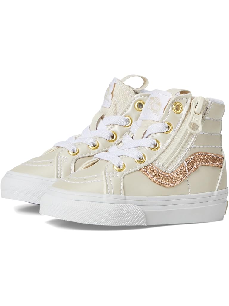 Bone Vans Sk8-Hi® Reissue Side Zip (Infant/Toddler)
