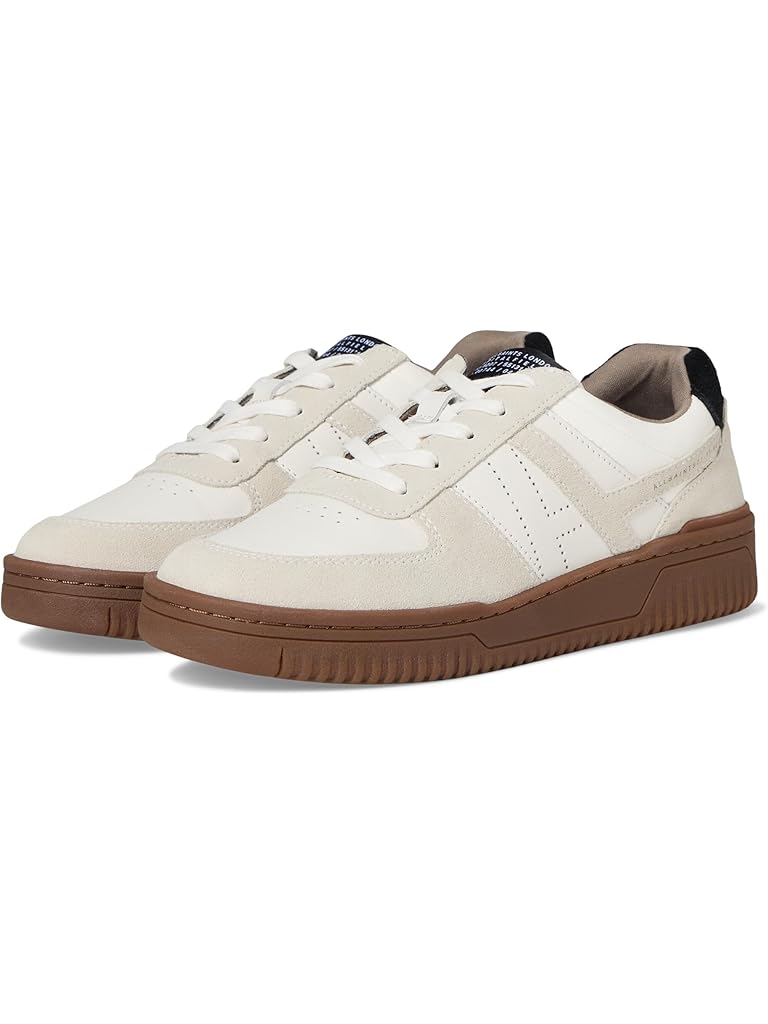 White AllSaints Vix Suede Sneakers