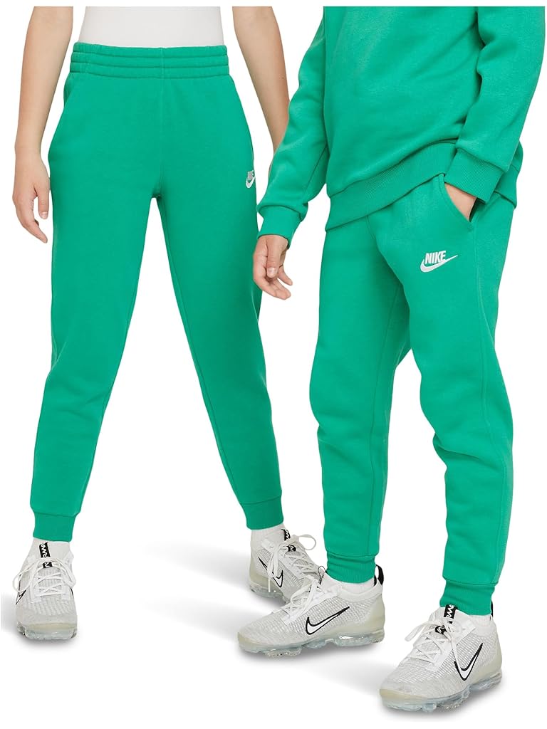 Green Nike Sportswear Club Fleece Joggers (Little Kid/Big Kid)