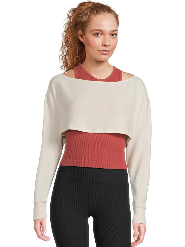 White Beyond Yoga Duet 2-Way Convertible Shrug