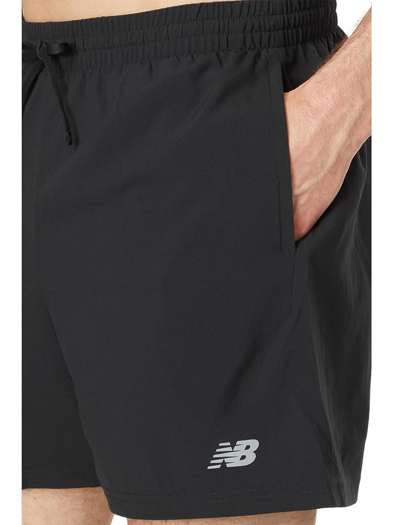 Black New Balance Sport Essentials Short 5"