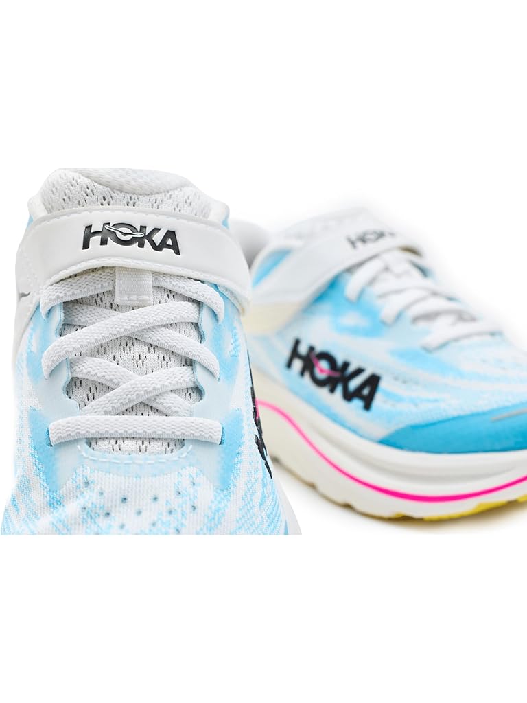 White Hoka Clifton 10 (Little Kid/Big Kid)