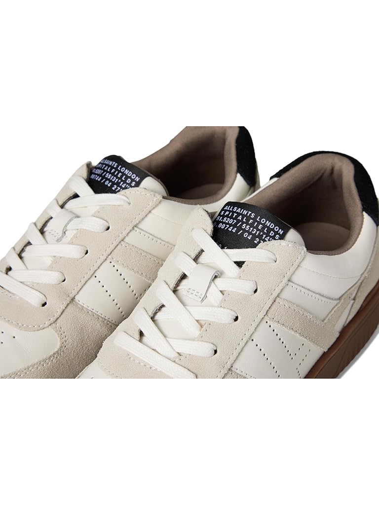 White AllSaints Vix Suede Sneakers