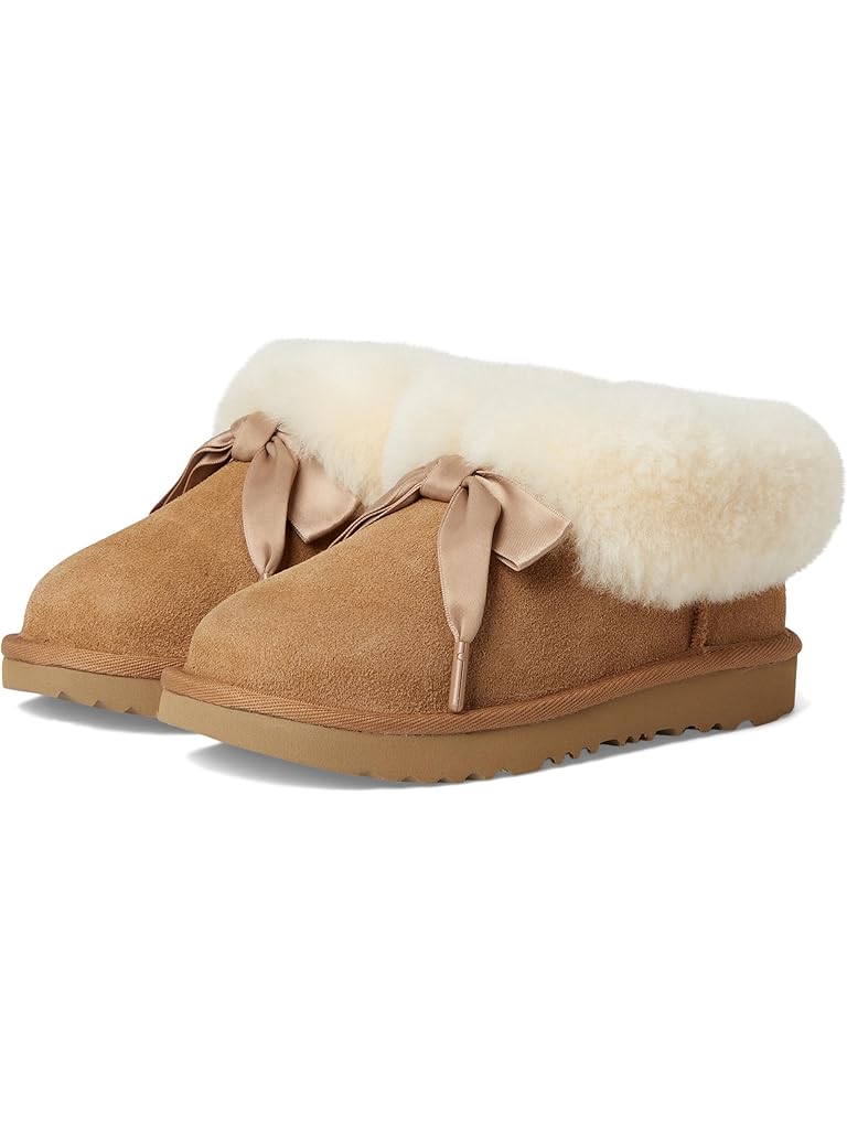 Brown UGG Bailey Slippers (Little Kid/Big Kid)