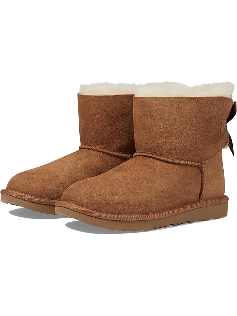Brown UGG Mini Bailey Bow II (Little Kid/Big Kid)