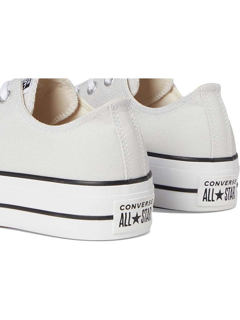 Silver Converse Chuck Taylor All Star Low Top Platform Sneaker