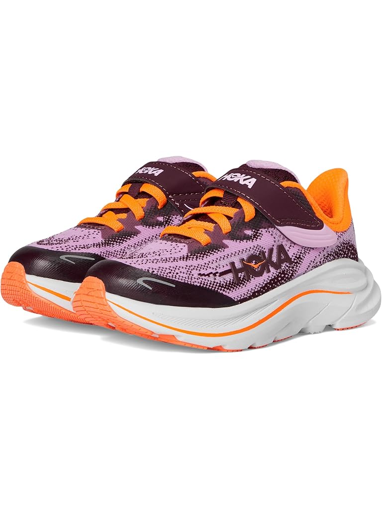 Orange Hoka Clifton 10 (Little Kid)