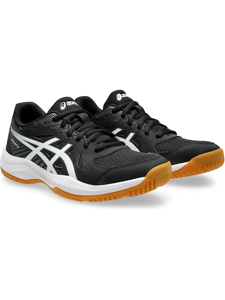 Gray ASICS Women's Upcourt 6 Volleyball Shoe