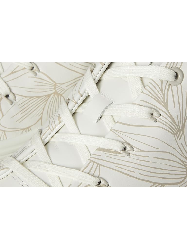 White ECCO Soft 7 Floral Sneaker