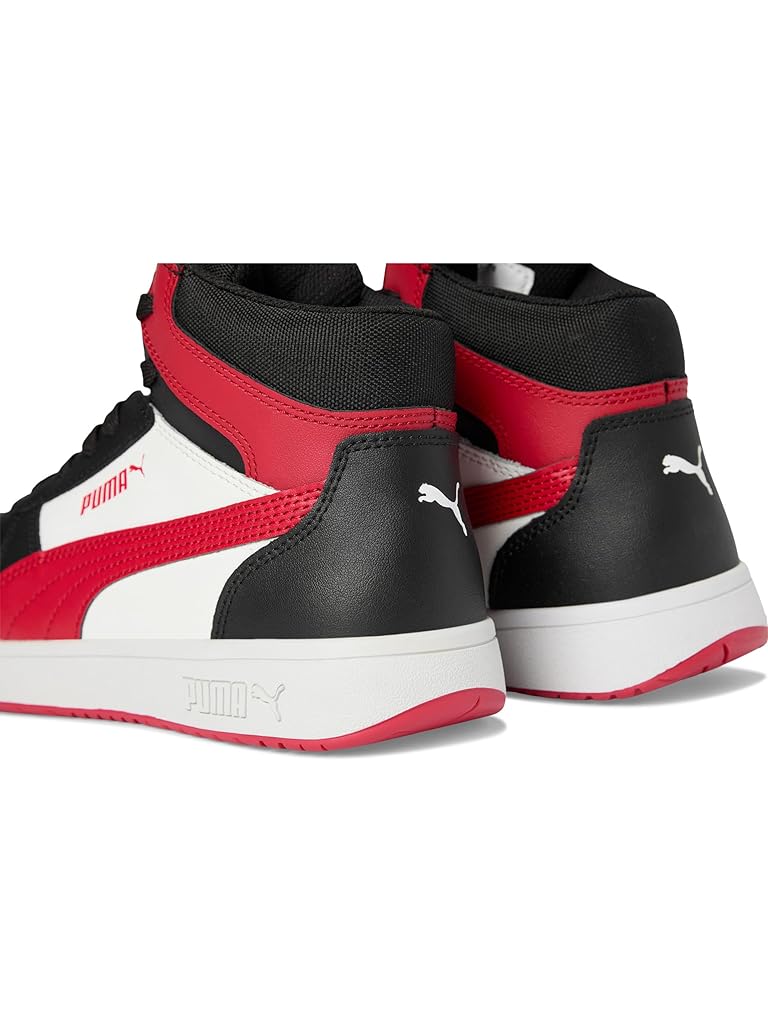 Black PUMA Frontcourt Leather Mid ASTM EH