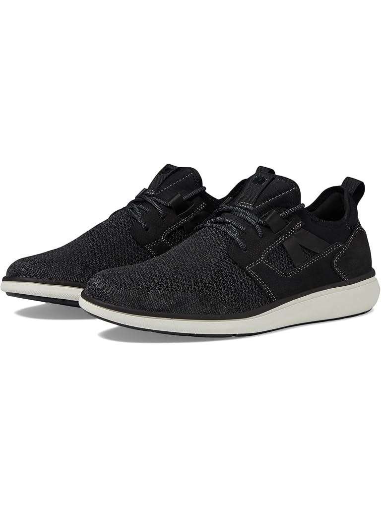 Black Florsheim Venture Knit Plain Toe Sneaker