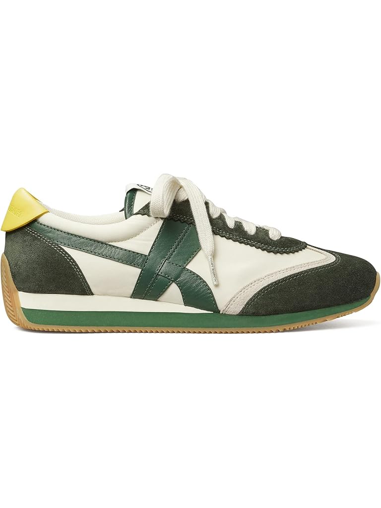 White Tory Burch Hank Sneaker