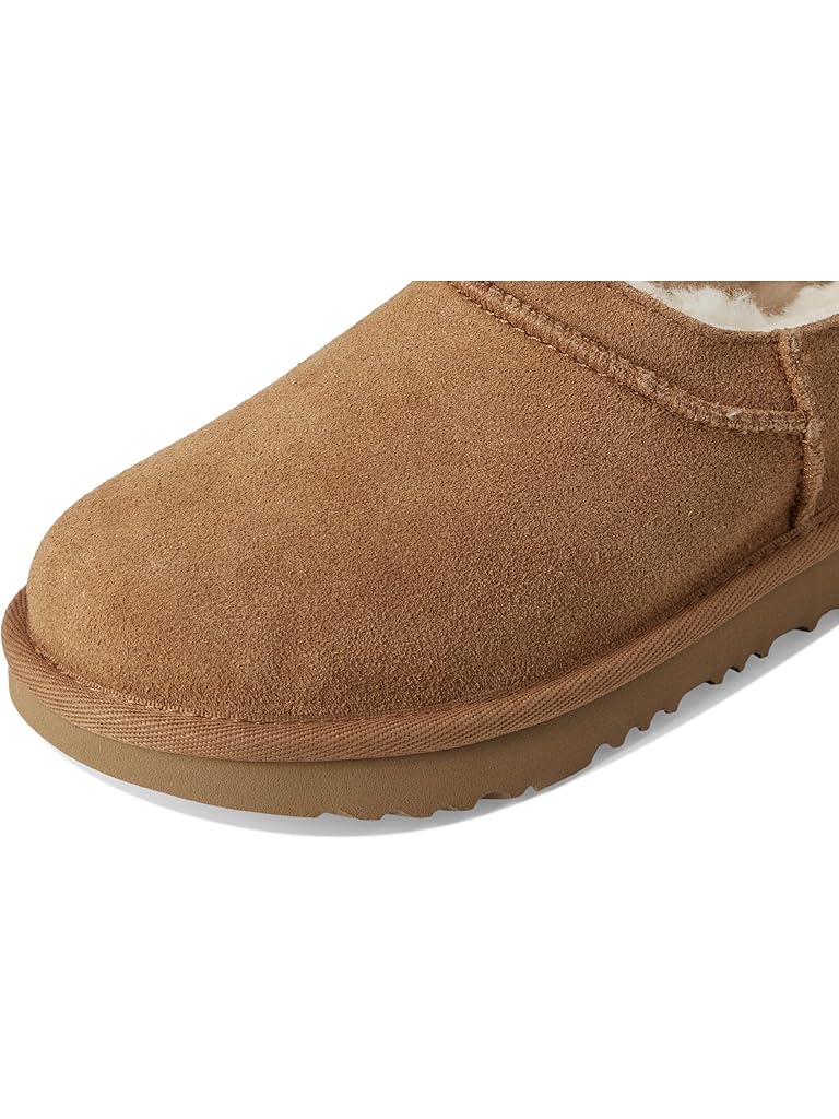 Brown UGG Classic Micro (Little Kid/Big Kid)