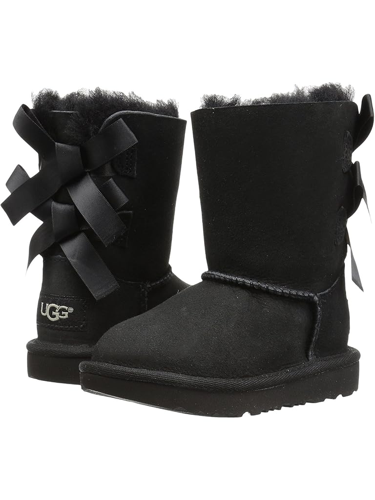 Black UGG Bailey Bow II (Toddler)