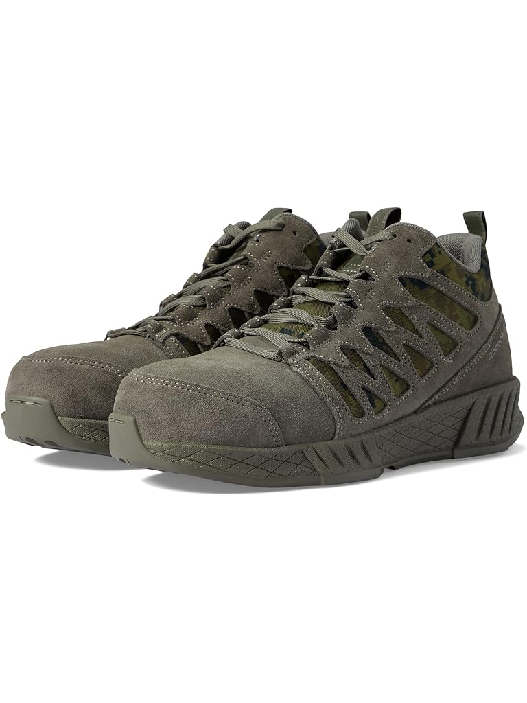 Taupe Reebok Floatride Energy Tactical EH Comp Toe Mid-Top
