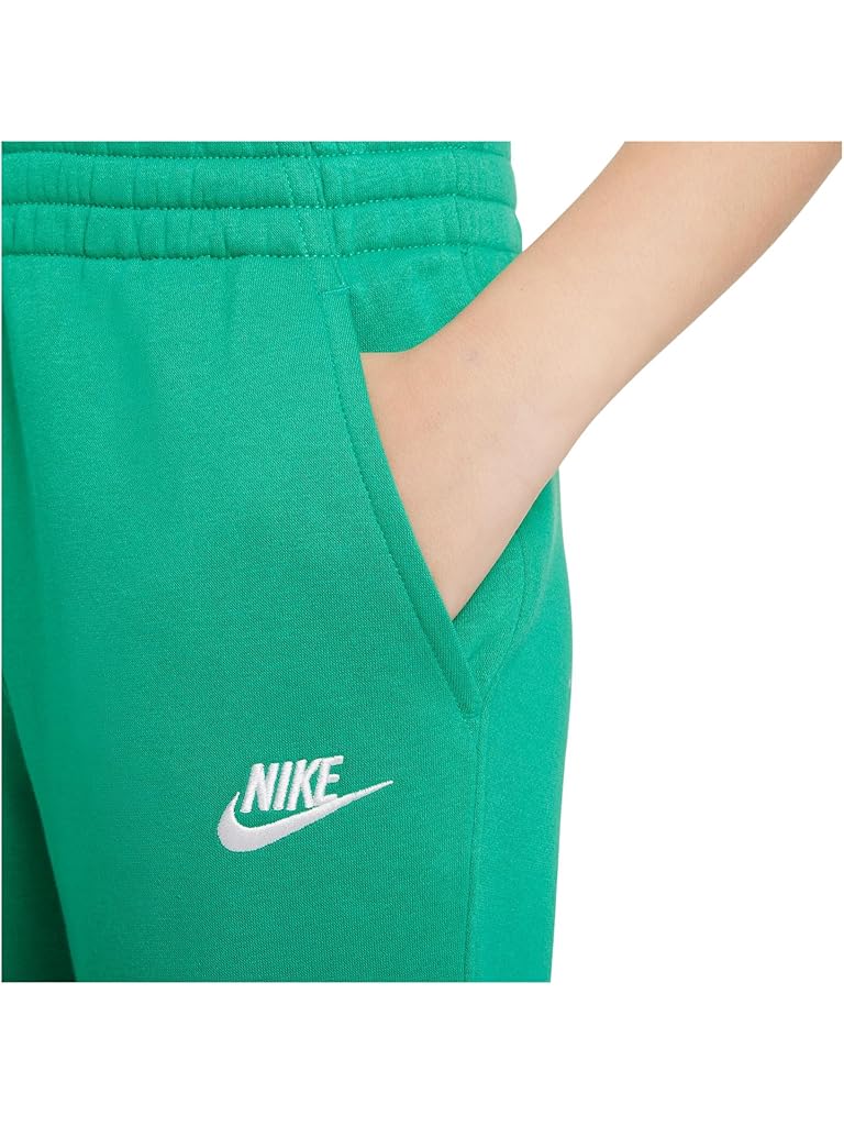 Green Nike Sportswear Club Fleece Joggers (Little Kid/Big Kid)