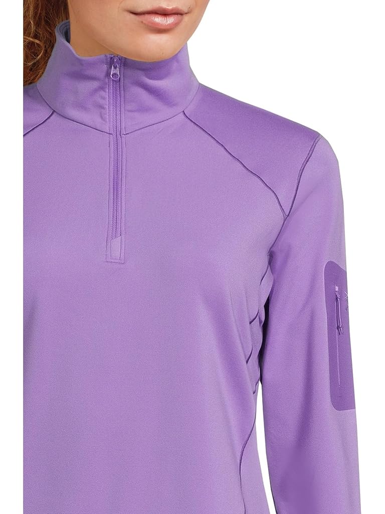 Purple Arc'teryx Rho Zip Neck