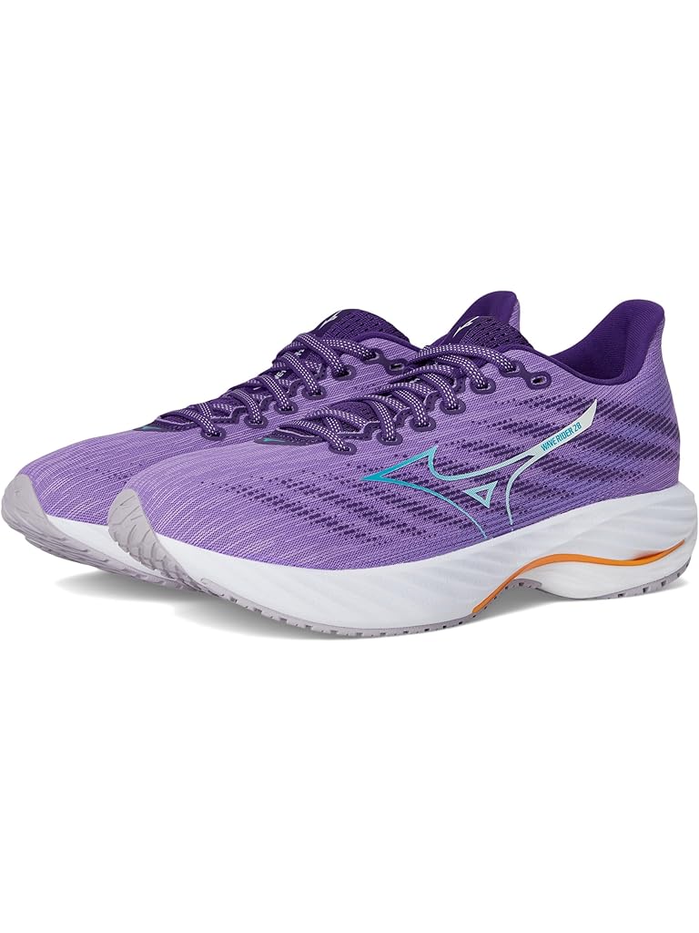 Purple Mizuno Wave Rider 28 Womens