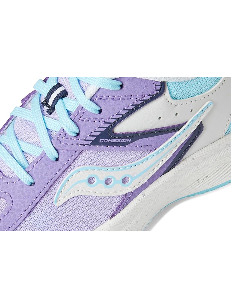 Purple Saucony Cohesion KDZ Sneakers (Little Kid/Big Kid)